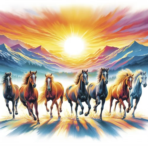 7 horse painting vastu rules