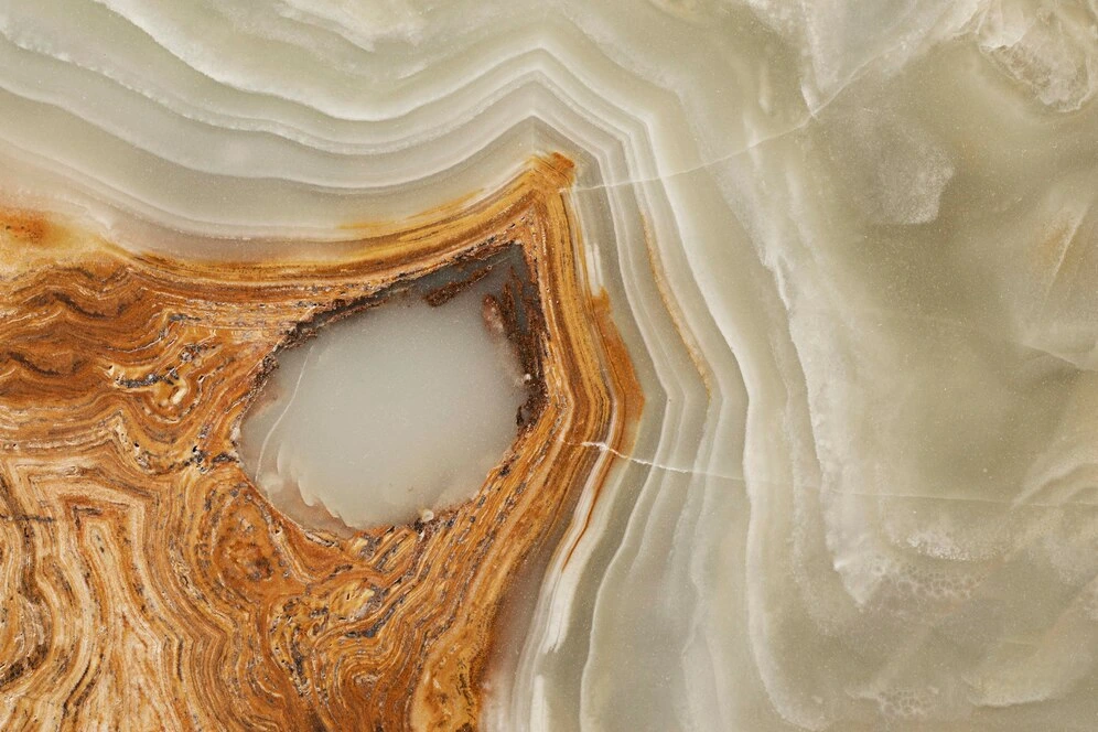 Marble with Wood Accents