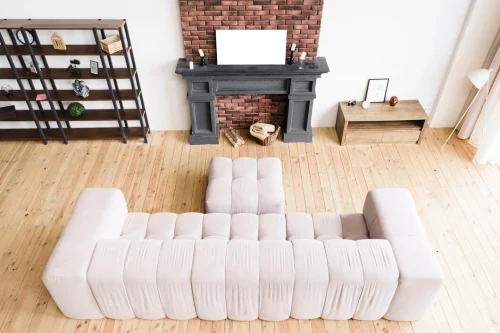 standard living room size