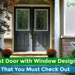 What are the trending door with window designs in 2025?