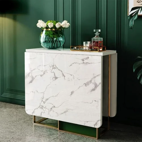  Folding or Extendable Marble Table
