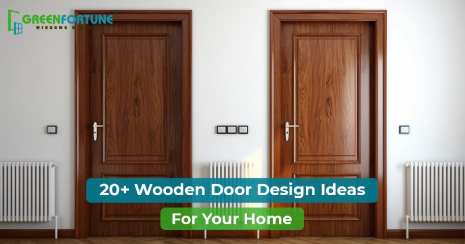 wood door design for room