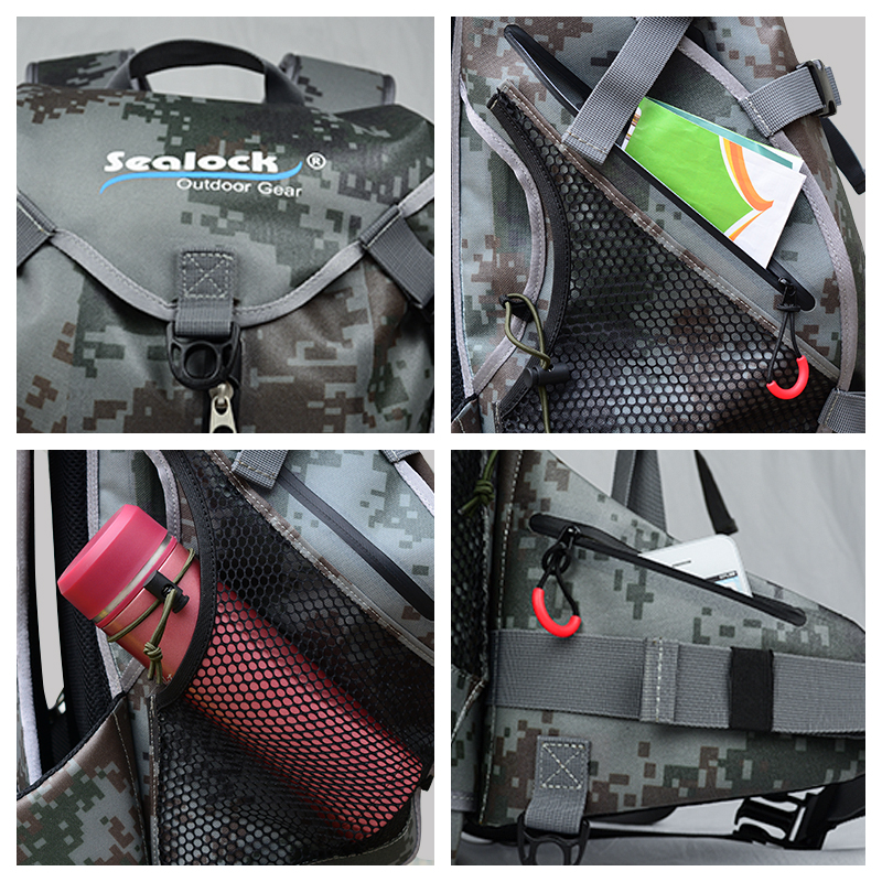 Hiking Waterproof Backpack Camo 25L