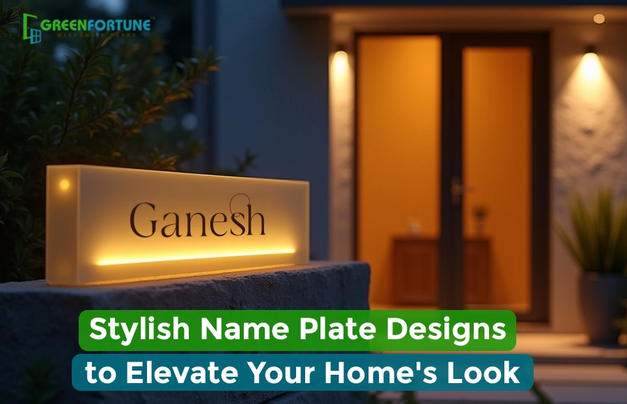 name plate design