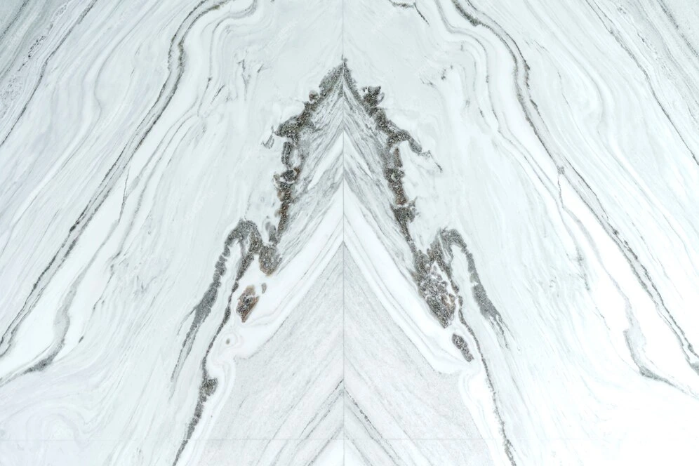 Classic White Marble with Grey Veins