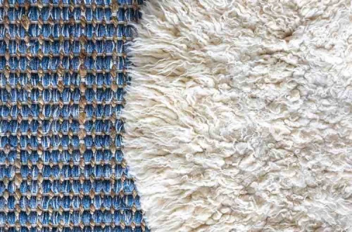 Layer Carpet Tiles with Rugs