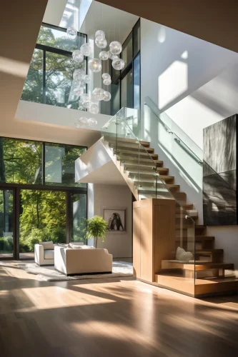 high ceiling homes
