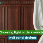 wooden wall panel design