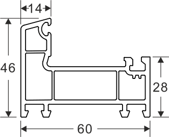60 Small Window Frame - GreenFortune