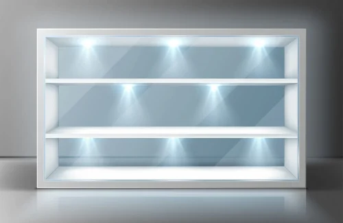 Floating Acrylic Shelves