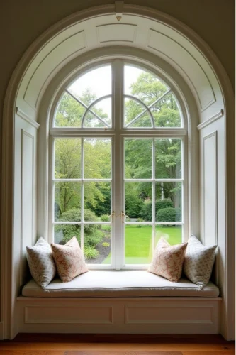design of window frames for a house