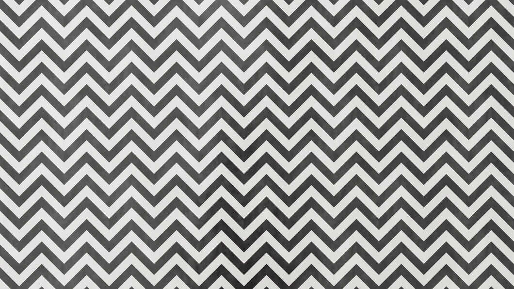 Black and White Chevron Pattern