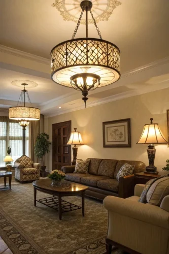 Vintage Lighting with Modern Accessories
