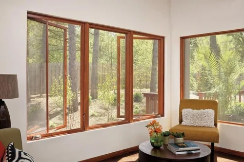 design of window frames for a house