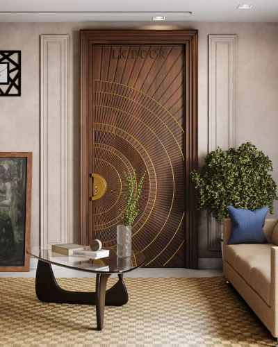 wood door design for room