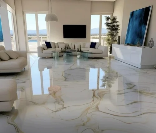 marbles in living room