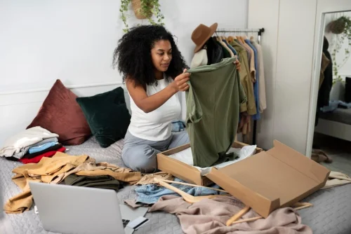 cleaning wardrobe