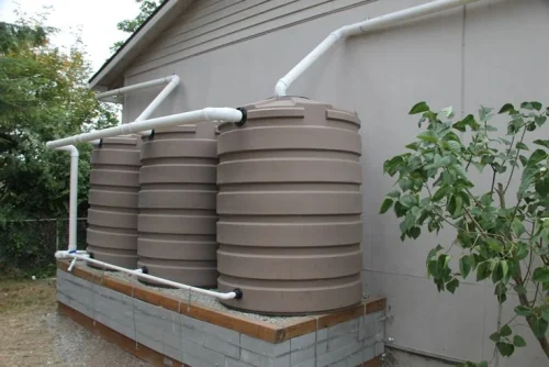 Water Tank on House