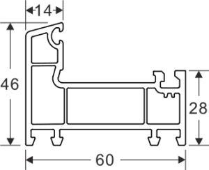 60 Small Window Frame