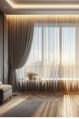 Transparent Sheer Curtains
