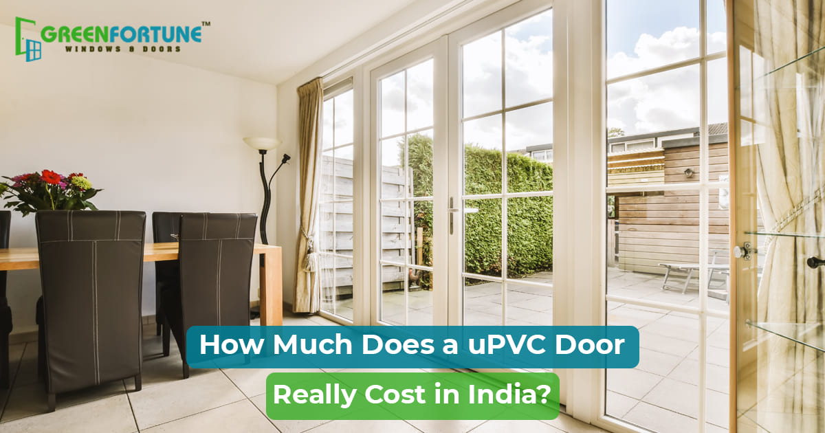 uPVC door price per sq ft in India