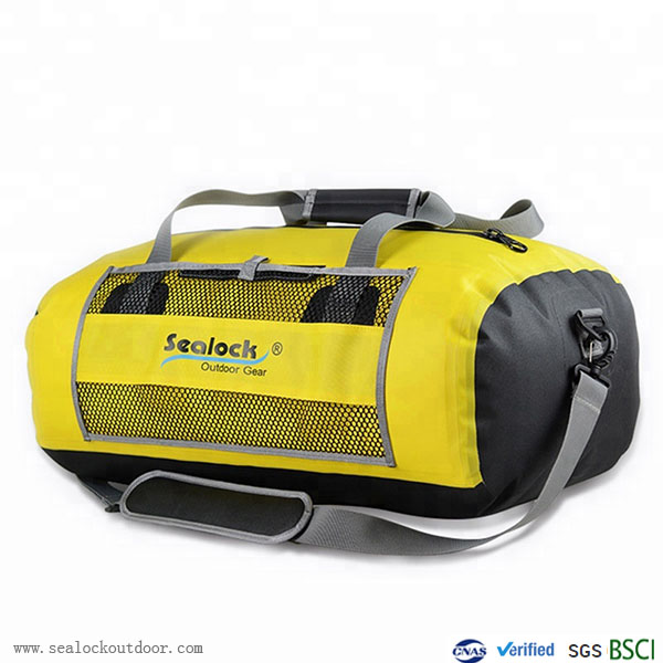 Waterproof Travel Bag With White Pvc