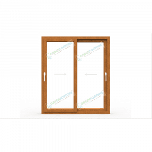 Golden Oak 2 panel sliding Door