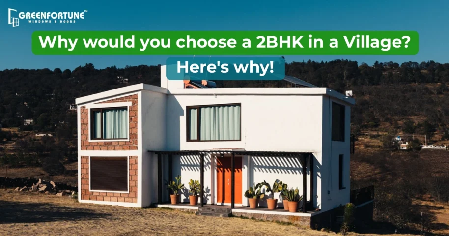 2 bhk home design in village