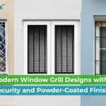 modern window grill design