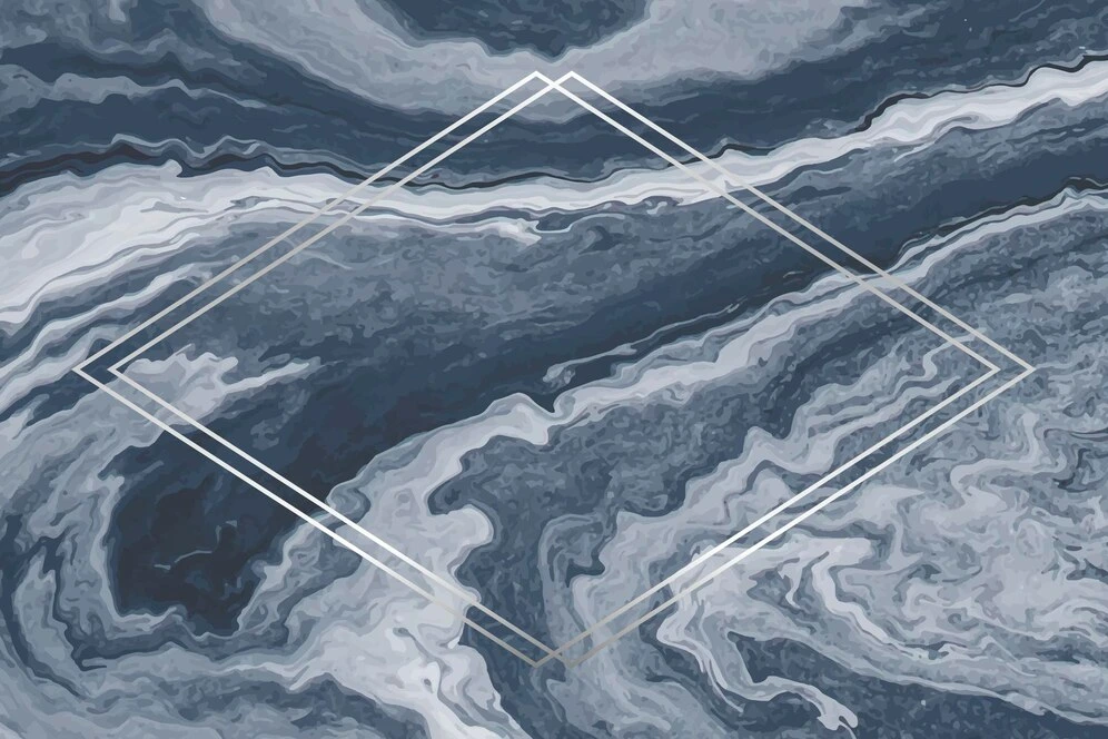 Grey and White Marble with a Modern Twist