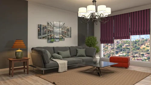 standard living room size
