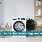In modern Indian homes, space is precious, and it is essential to maximize every nook and cranny for utility and convenience. The washing area design is no exception. Traditionally located to the back corners of homes, washing areas today are becoming more sophisticated, functional, and stylish, blending seamlessly with the rest of the house