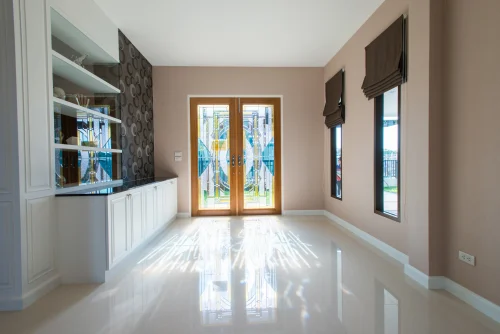 floor tiles in living room