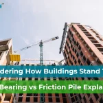end bearing pile and friction pile