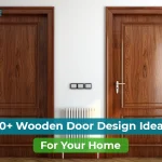 wood door design for room
