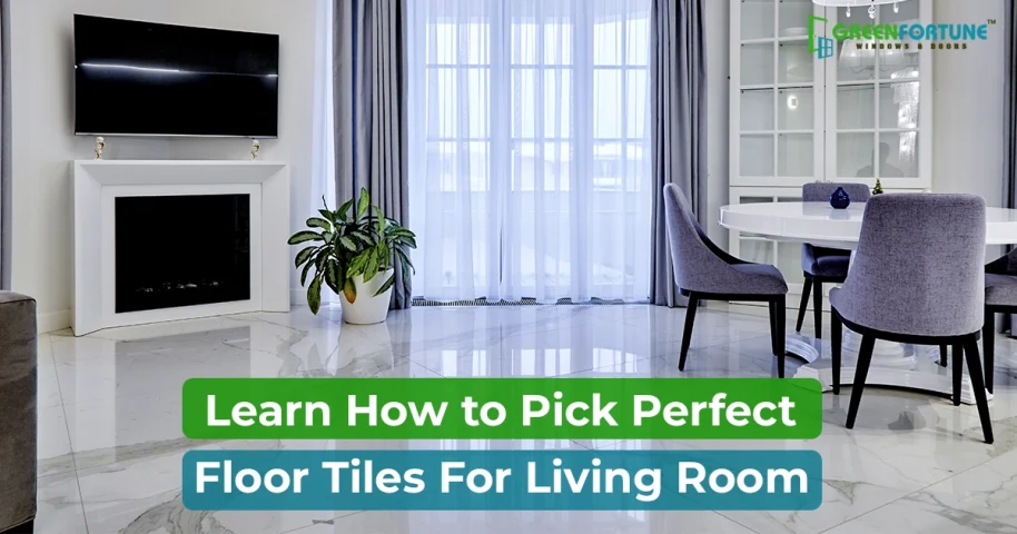 floor tiles in living room