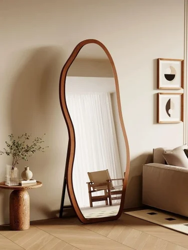 Add a standing mirror to your living room