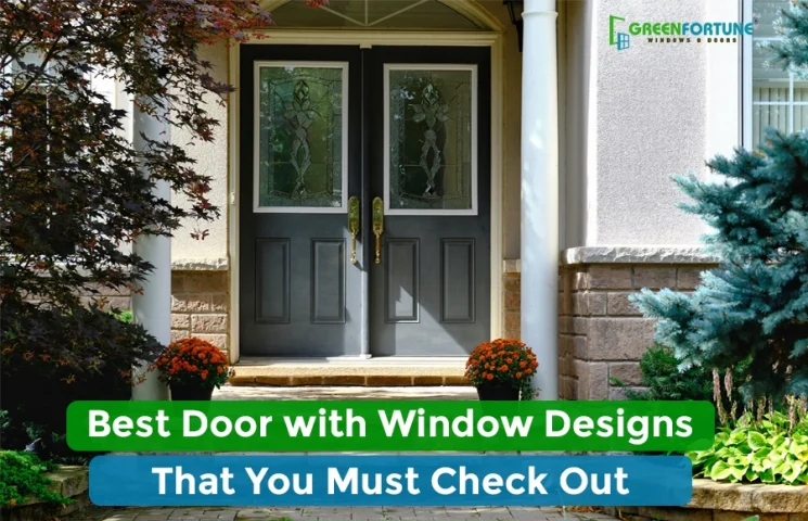 What are the trending door with window designs in 2025?