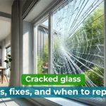 cracked glass