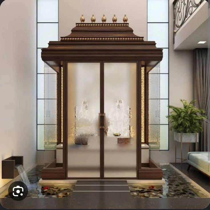 Glass-Enclosed Temple