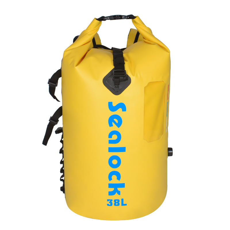 waterproof dry backpack for kayak 38Liter