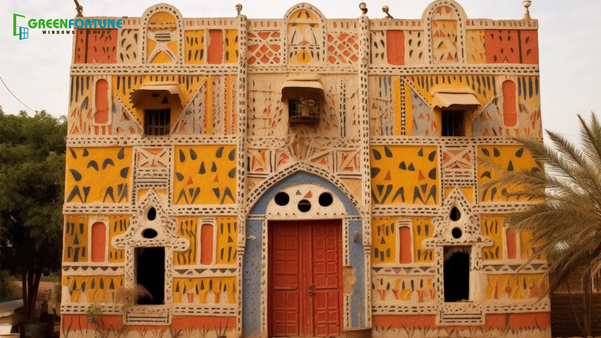 Zanzibari Teak Wood Door Design