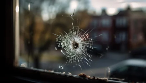 cracked glass