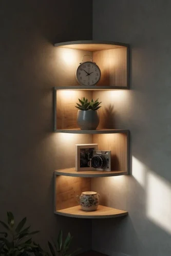 Clever Smart Storage Design Ideas
Wall-Mounted Shelves 