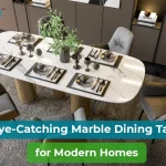 dining table design marble top