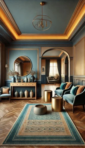 Teal & Yellow Colour Combination