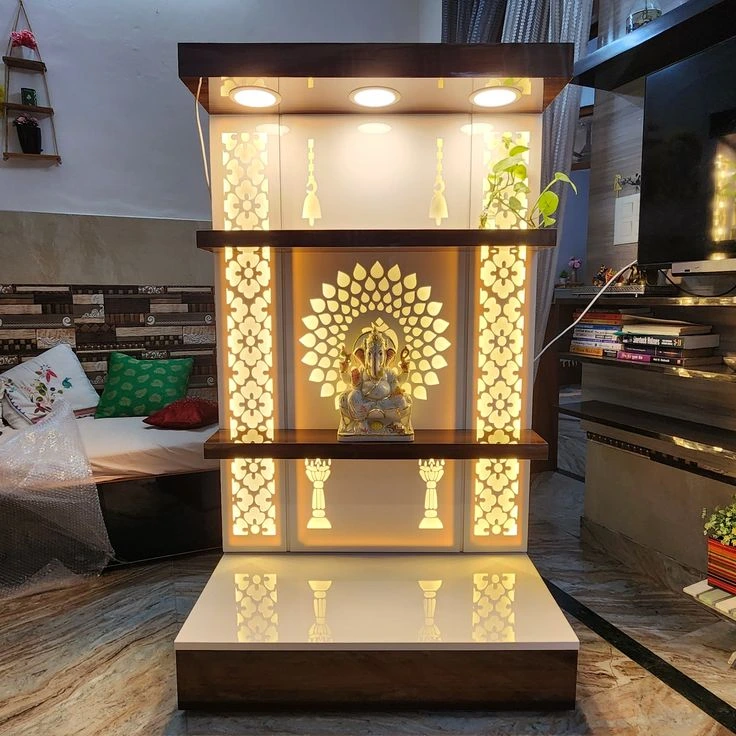 Temple with LED Lighting
