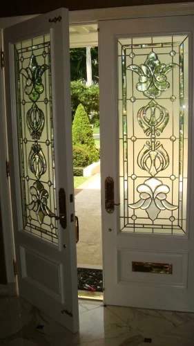 French Door Designs with Glass Panels