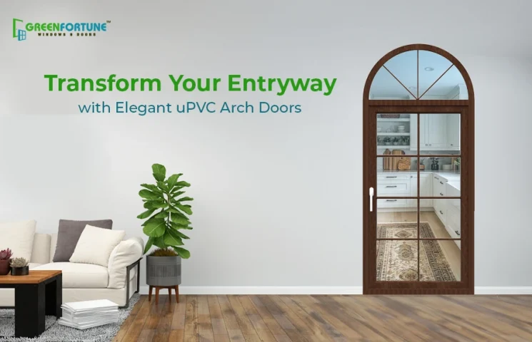 uPVC arch doors