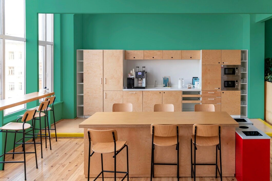 Wooden Finish Cupboards